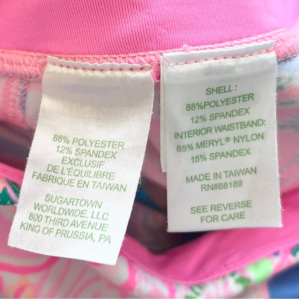 LILLY PULITZER Luxletic Weekender Midi Legging Size XXS Preppy UPF Workout - Picture 4 of 9